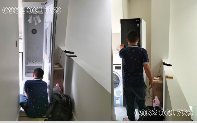 Sửa tủ chăm sóc quần áo thông minh lg 